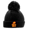 Junior reflective bobble beanie Thumbnail