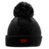 Junior reflective bobble beanie Thumbnail